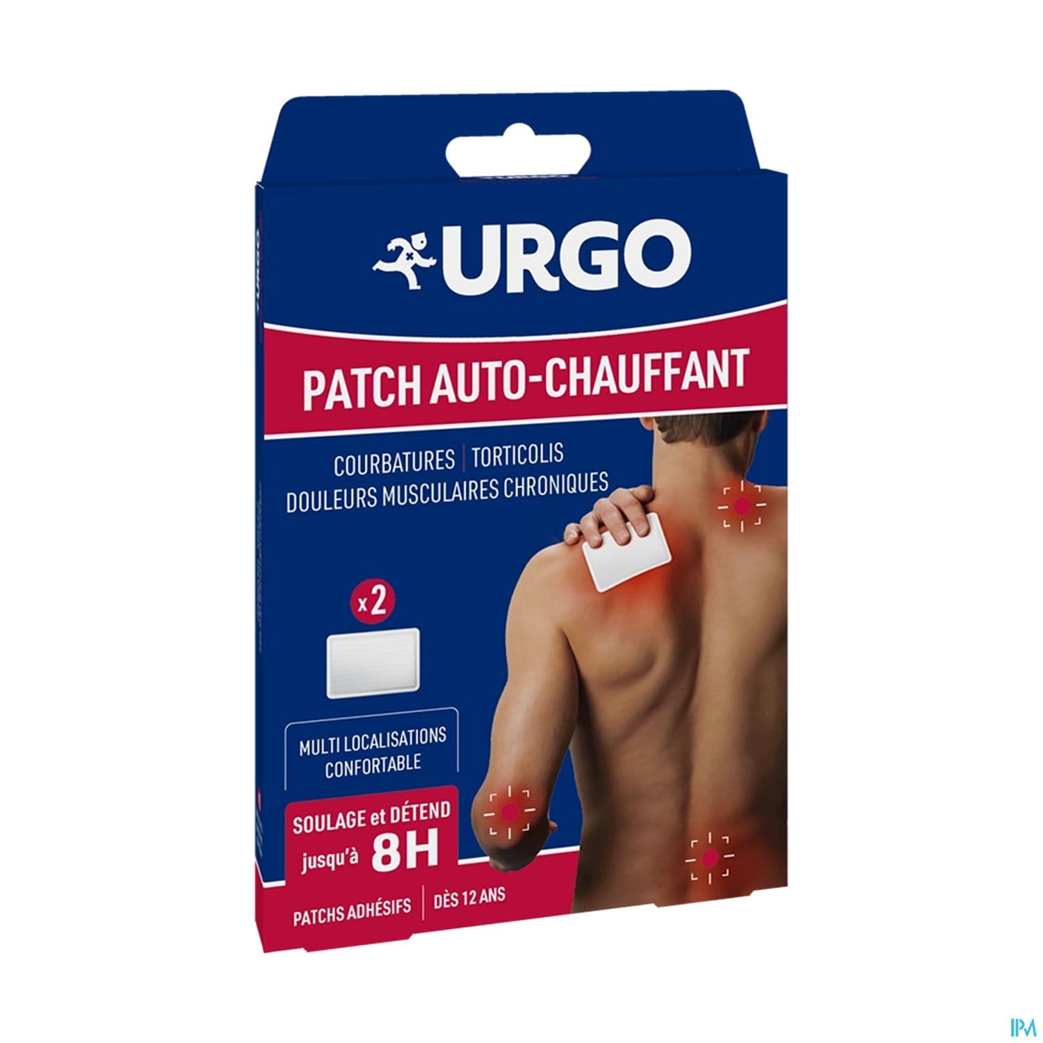 URGO PATCH CHAUFF MULTI ZONE X2