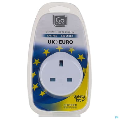 GO TRAVEL ADAPTATEUR UK/EUROPE