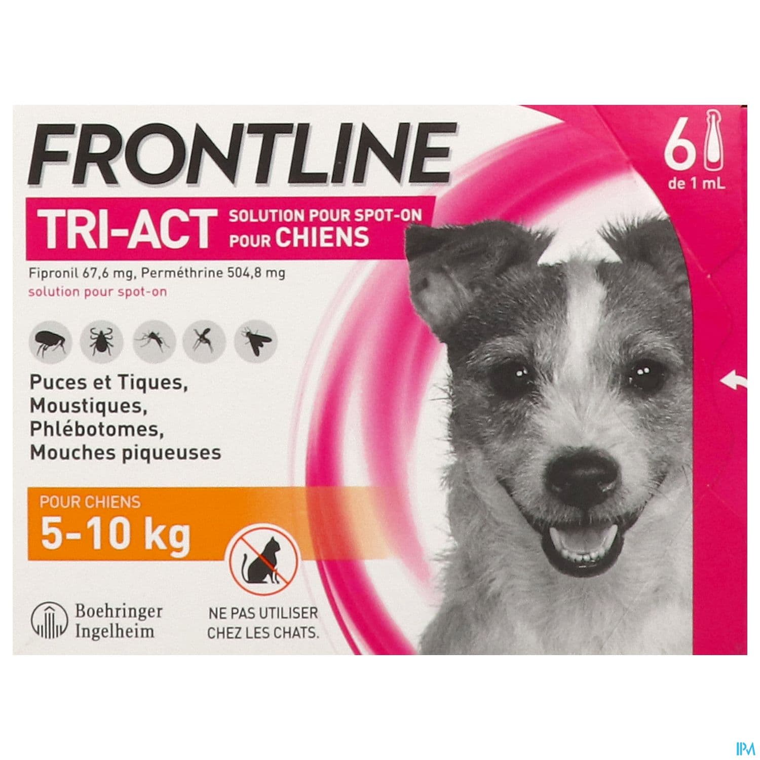 Frontline Tri Act Spot On Chien S Solution X6