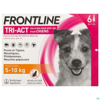 Frontline Tri Act Spot On Chien S Solution X6