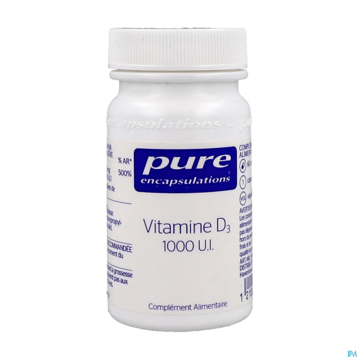 PURE ENCAPSULAT VIT D3 1000 CAPS60