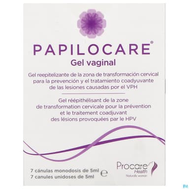 PAPILOCARE GEL VAGINAL DOSE 5ML 7