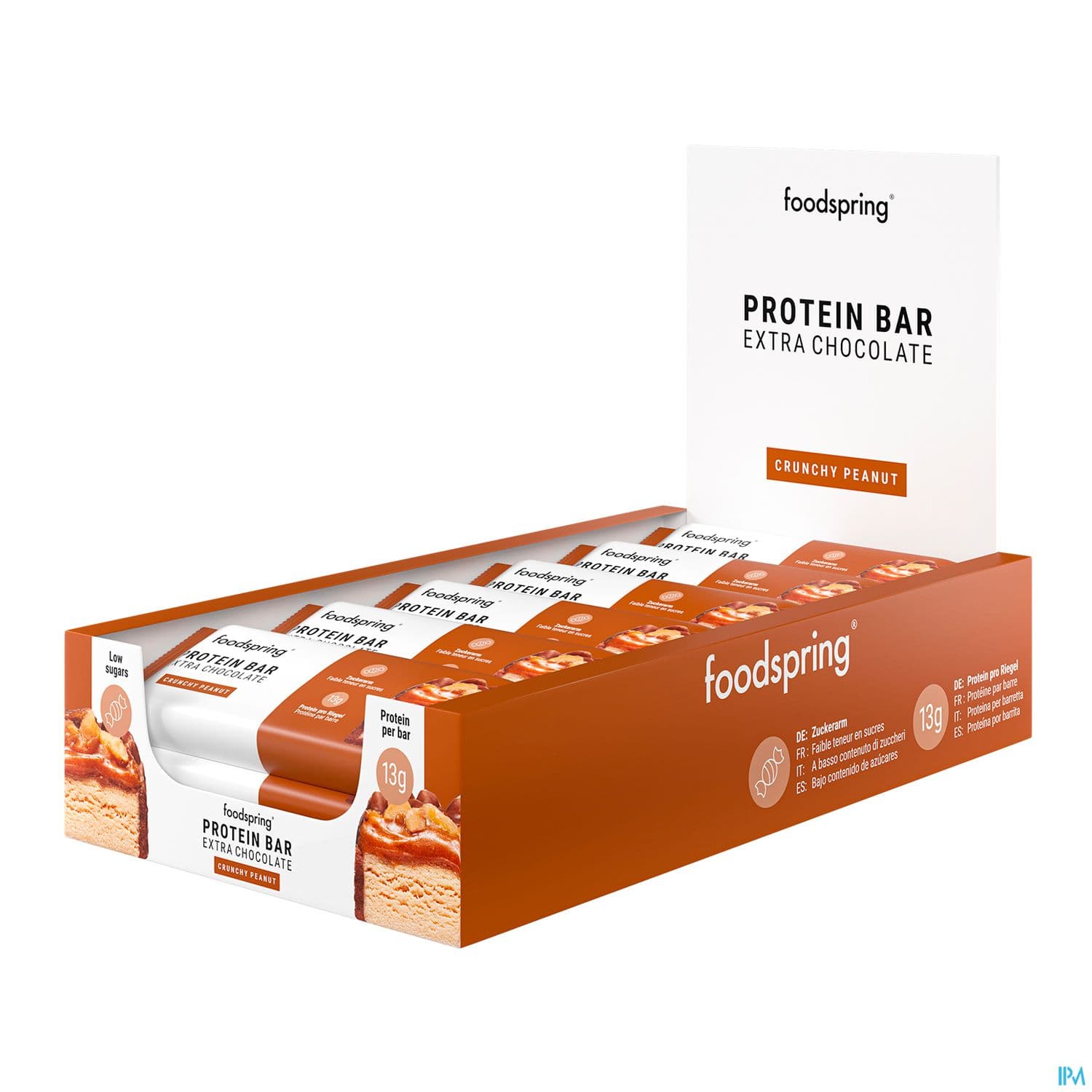 Foodspring Protein Bar Extra Chocolate White Chocolate Almond 12g