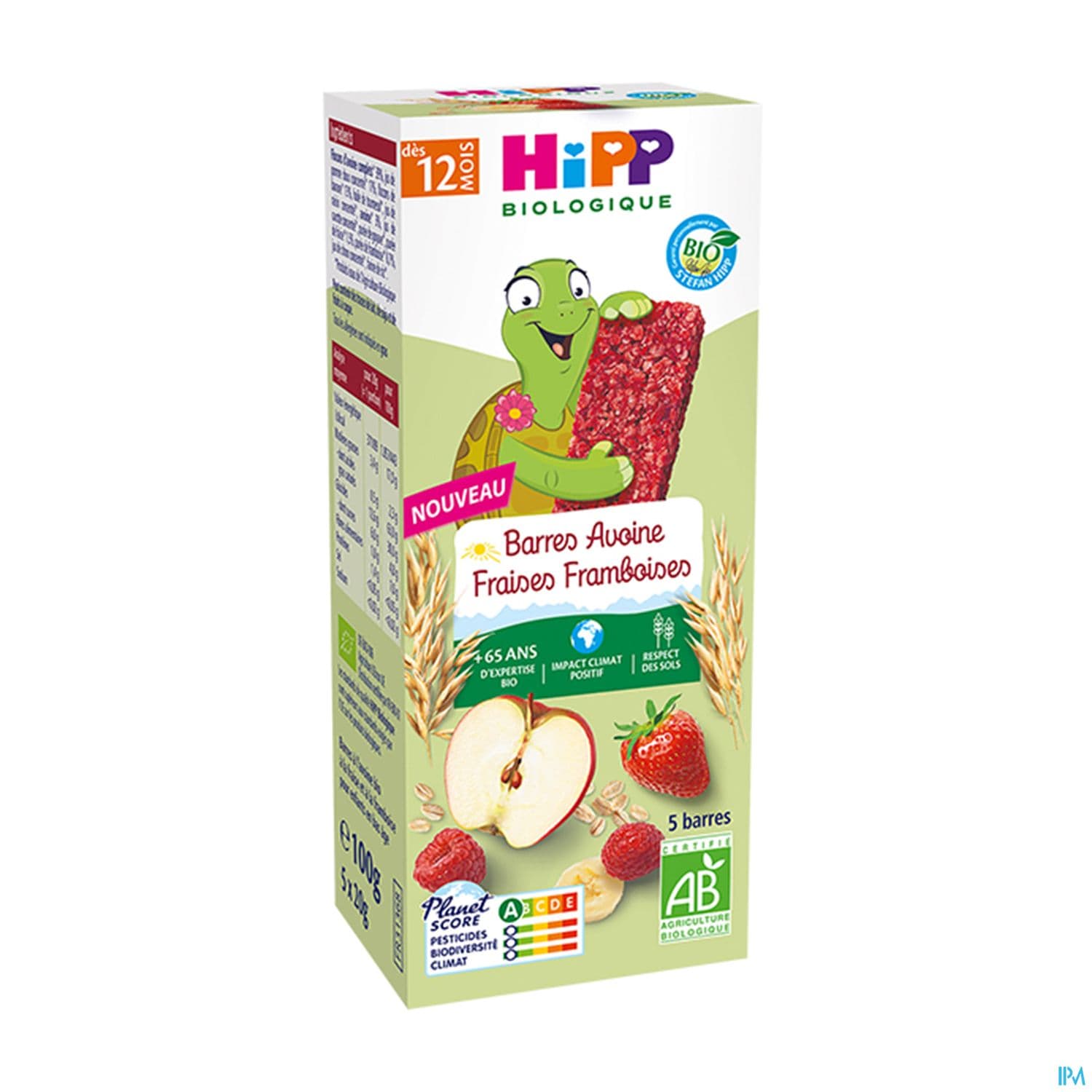 HIPP BAR AVOIN FRAISE FRAMBOI20X5