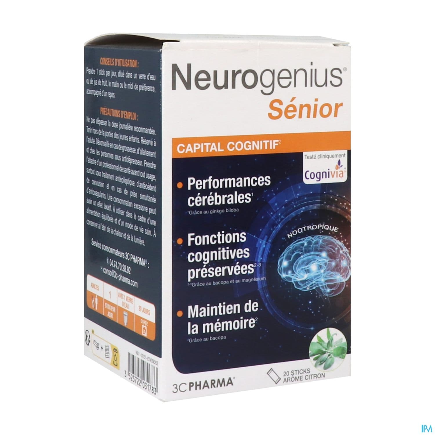 3c Pharma Neurogenius Senior Stick 20