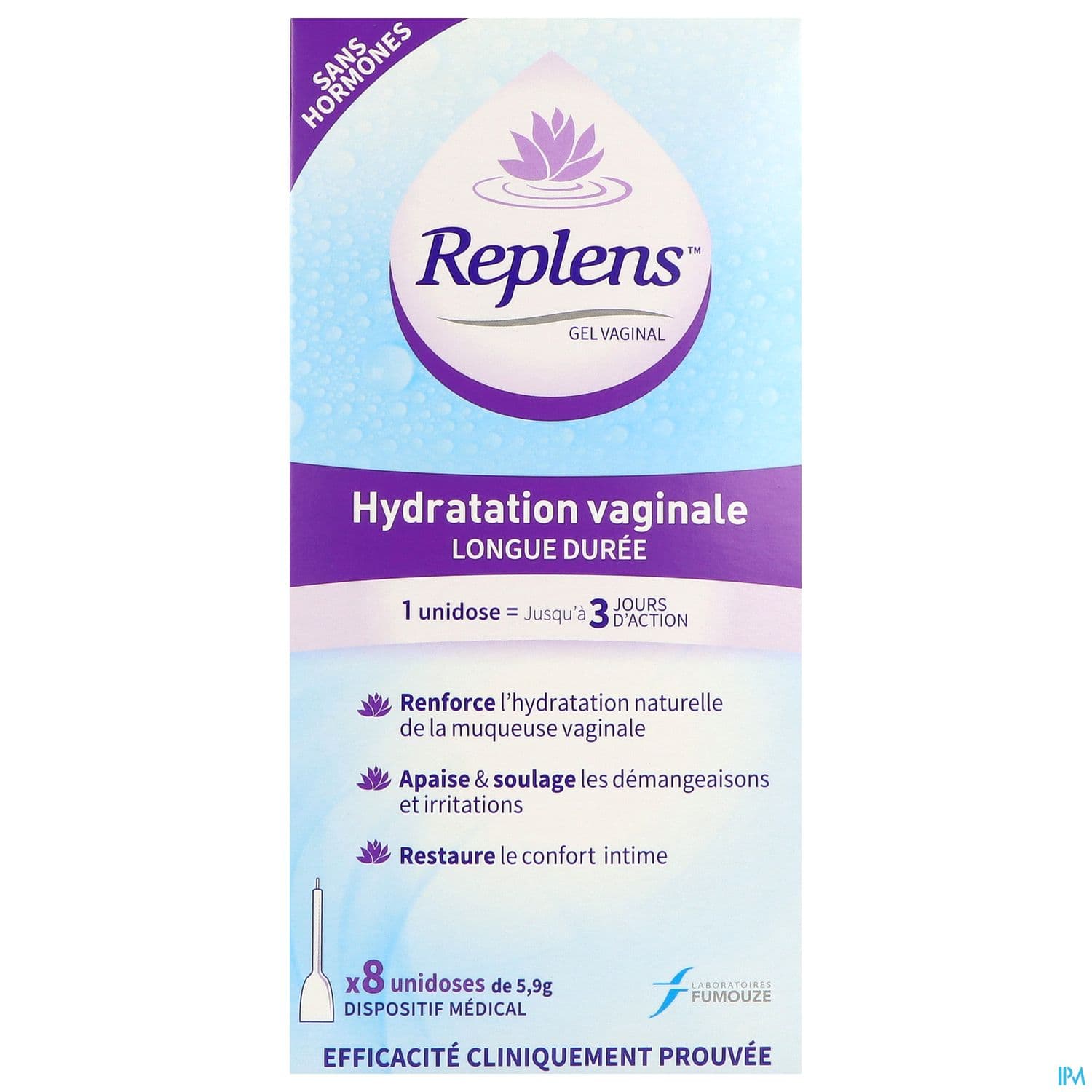 REPLENS GEL VAGINAL UNIDOS BT8