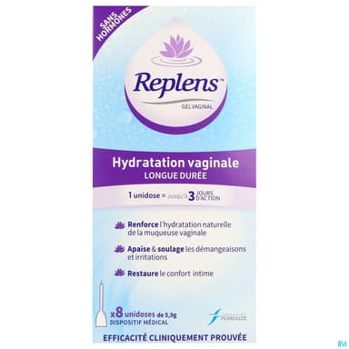 REPLENS GEL VAGINAL UNIDOS BT8
