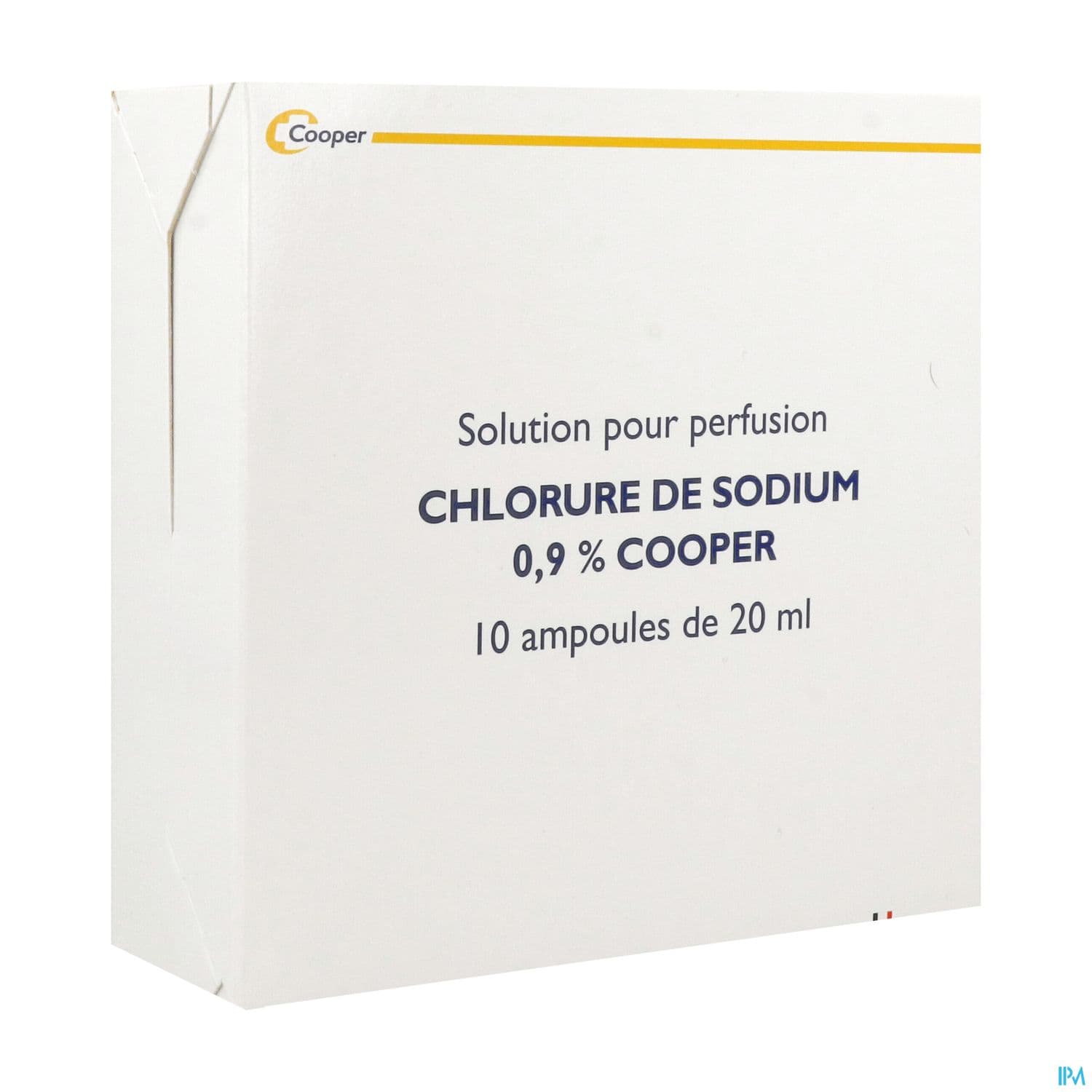 Cooper Sodium Chlorure 0.9% Solution Injectable 20ml 10