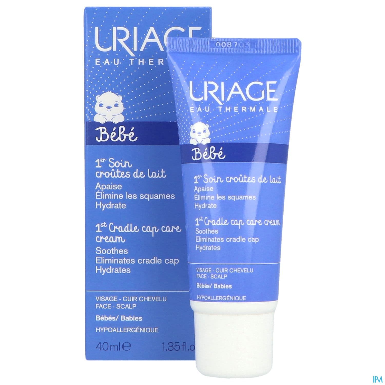 URIAGE BB 1ER SOIN Cr soin croûtes lait 40ml