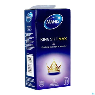 PRESERV MANIX KING SIZE MAX 12
