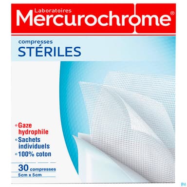 MERCUROCHROME COMP ST 20CMX20CM 30