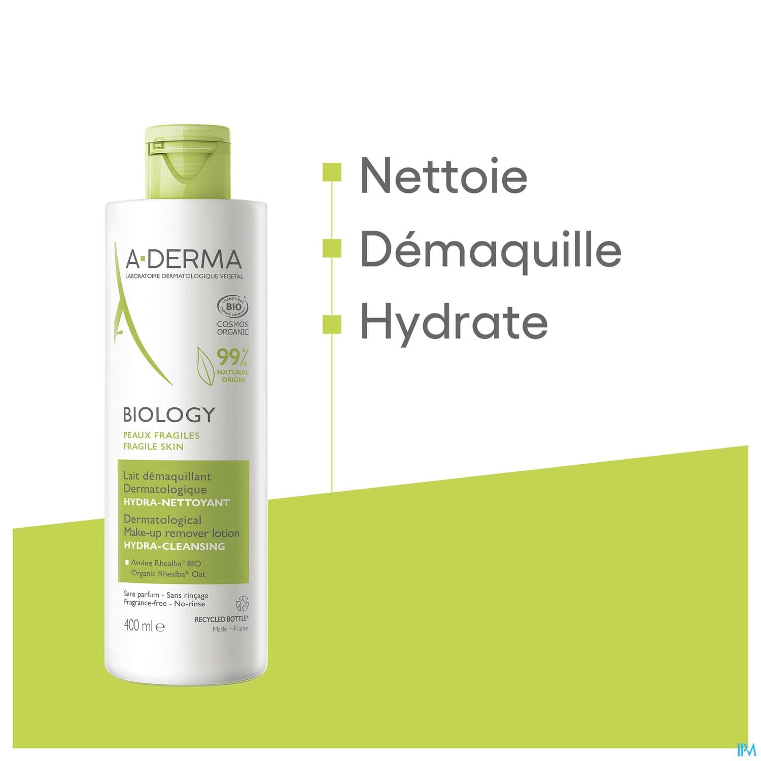 A-DERMA BIOLOGY LAIT DEMAQ 400ML