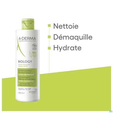 A-DERMA BIOLOGY LAIT DEMAQ 400ML