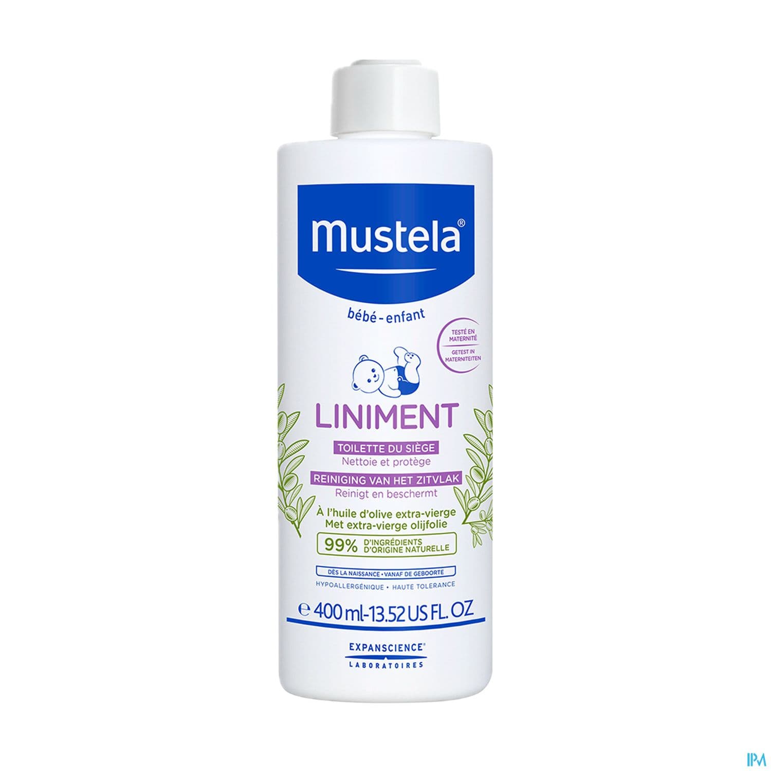 MUSTELA BB LINIMENT FL POMPE 400ML