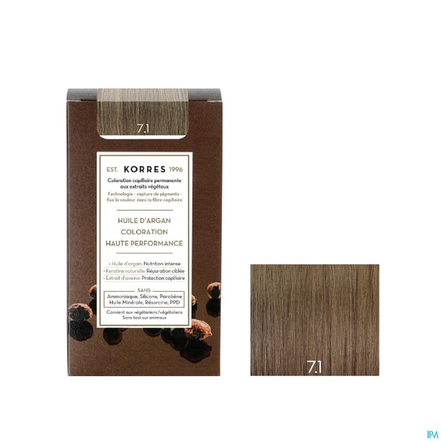KORRES COLOR ARG BLD CENDRE 7.1
