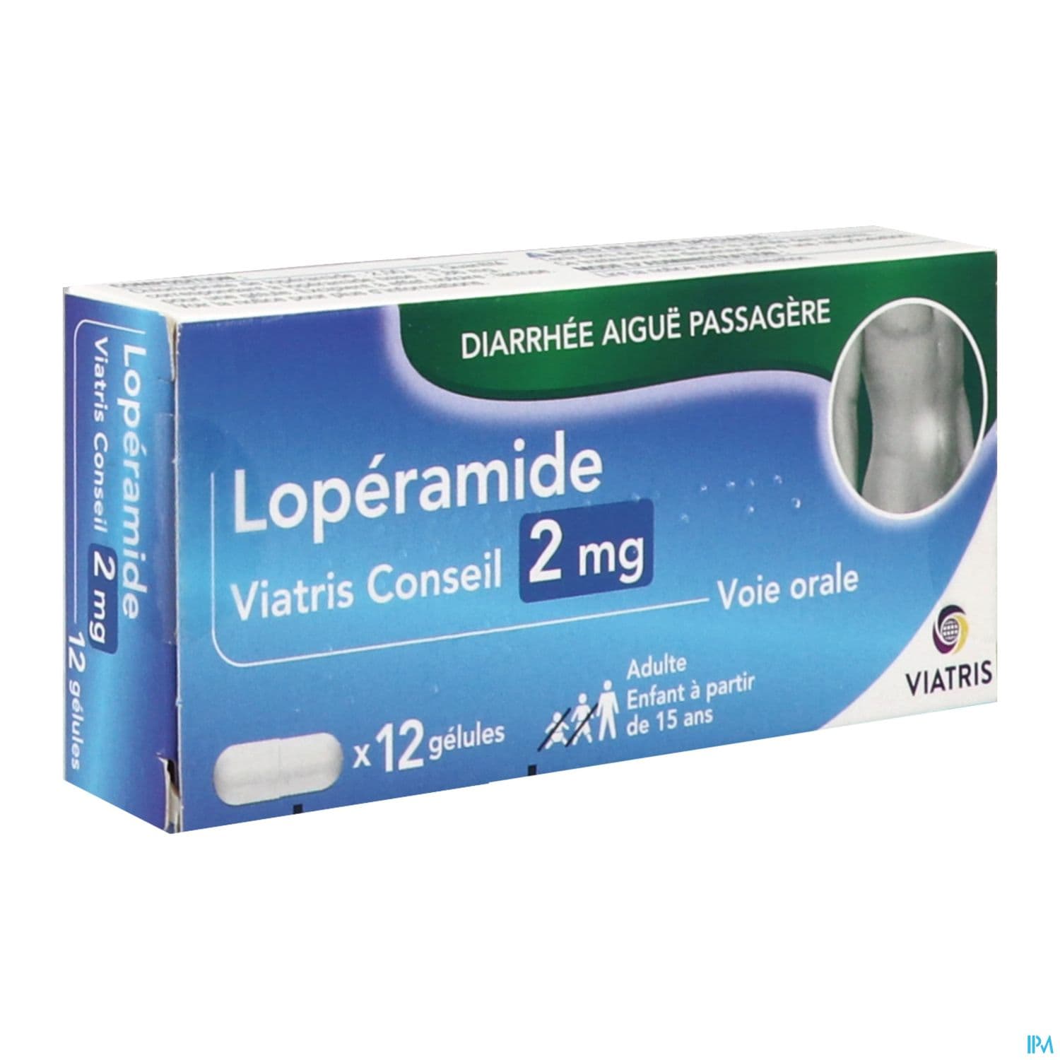 Loperamide Viatris 2mg Gelule 12