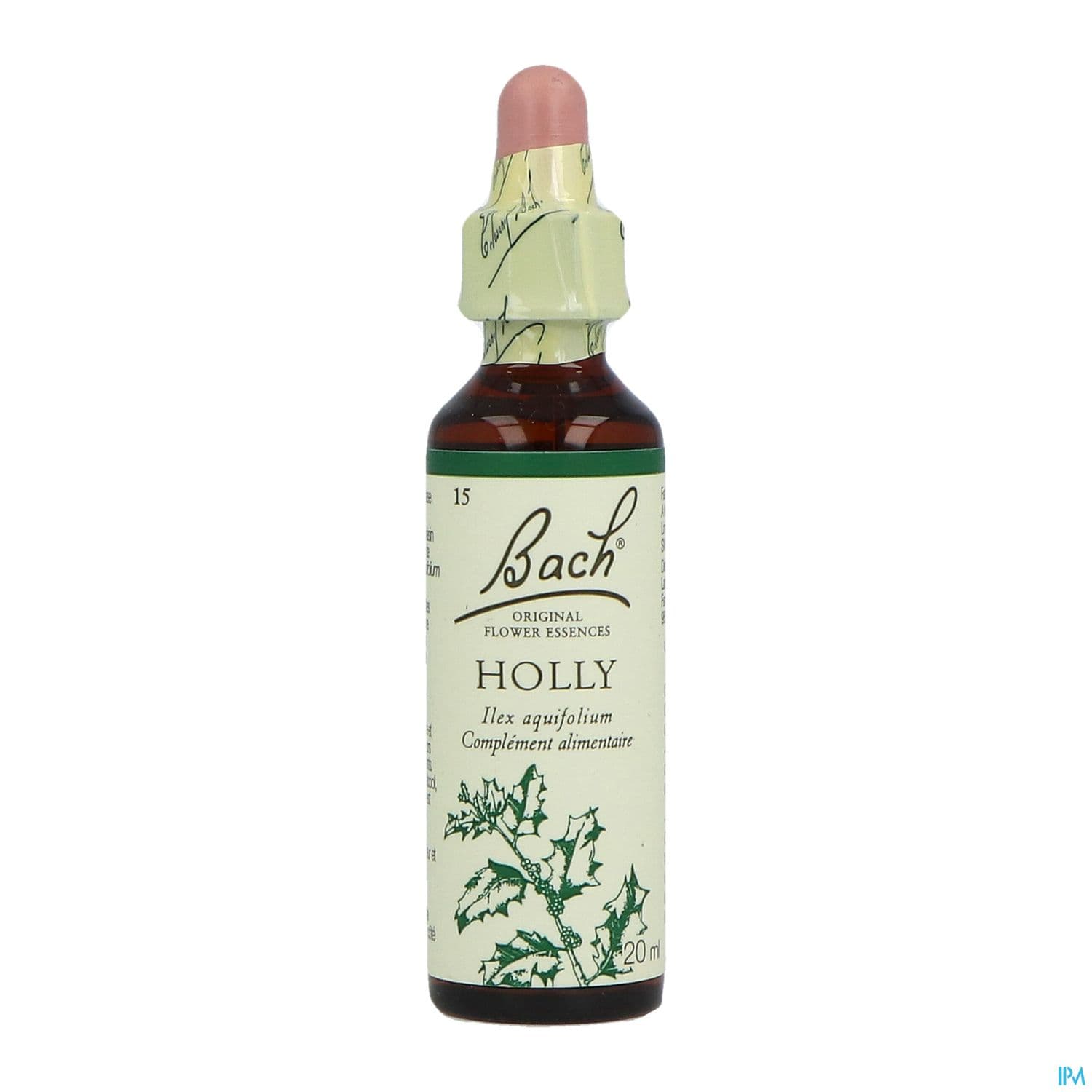 Fleurs De Bach Original 15 Holly Compte Gouttes 20ml