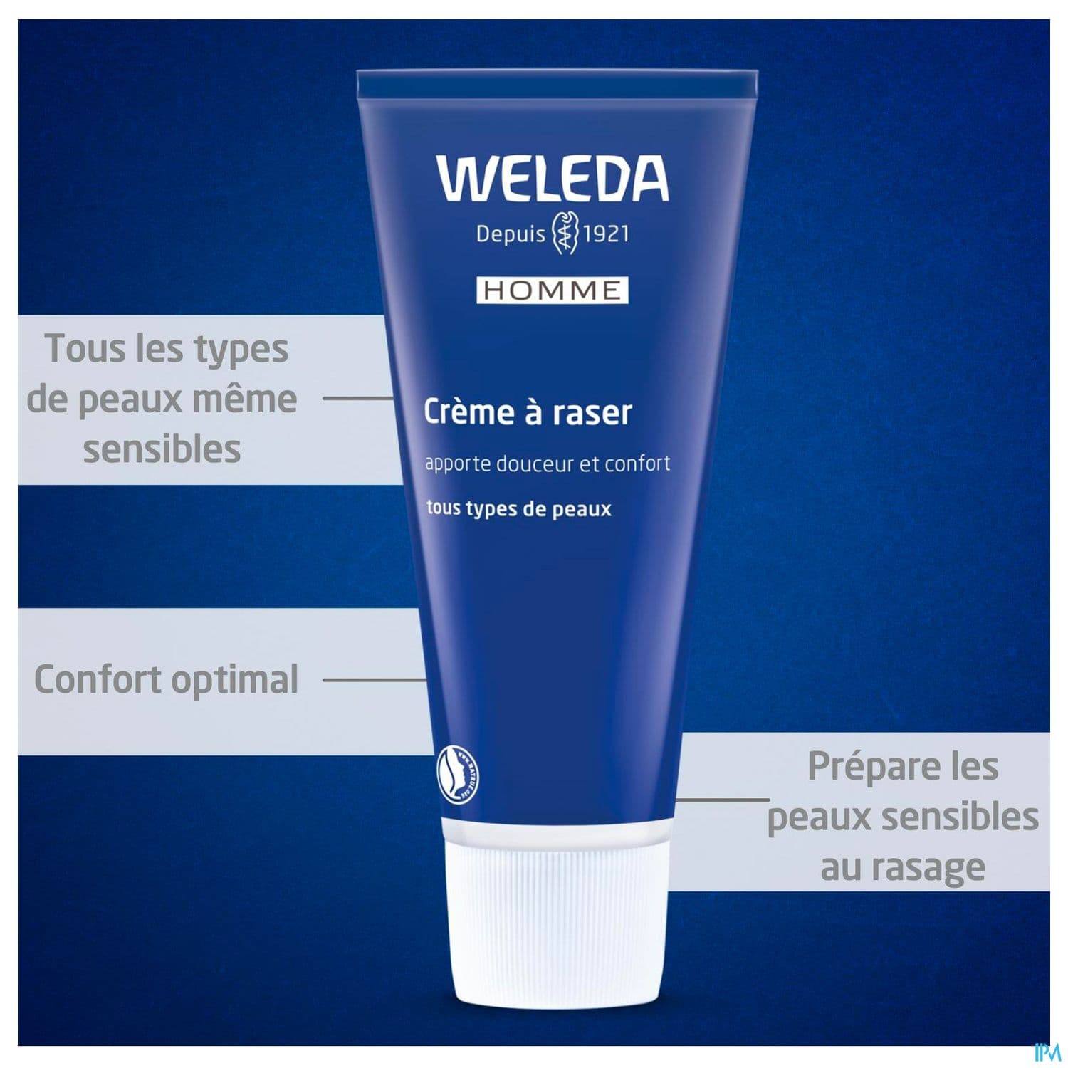 Weleda Homme Creme A Raser Avec Blaireau 75ml