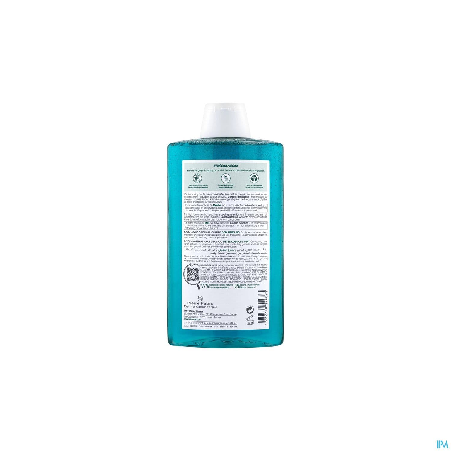 KLORANE SH DETOX MENTHE 400ML