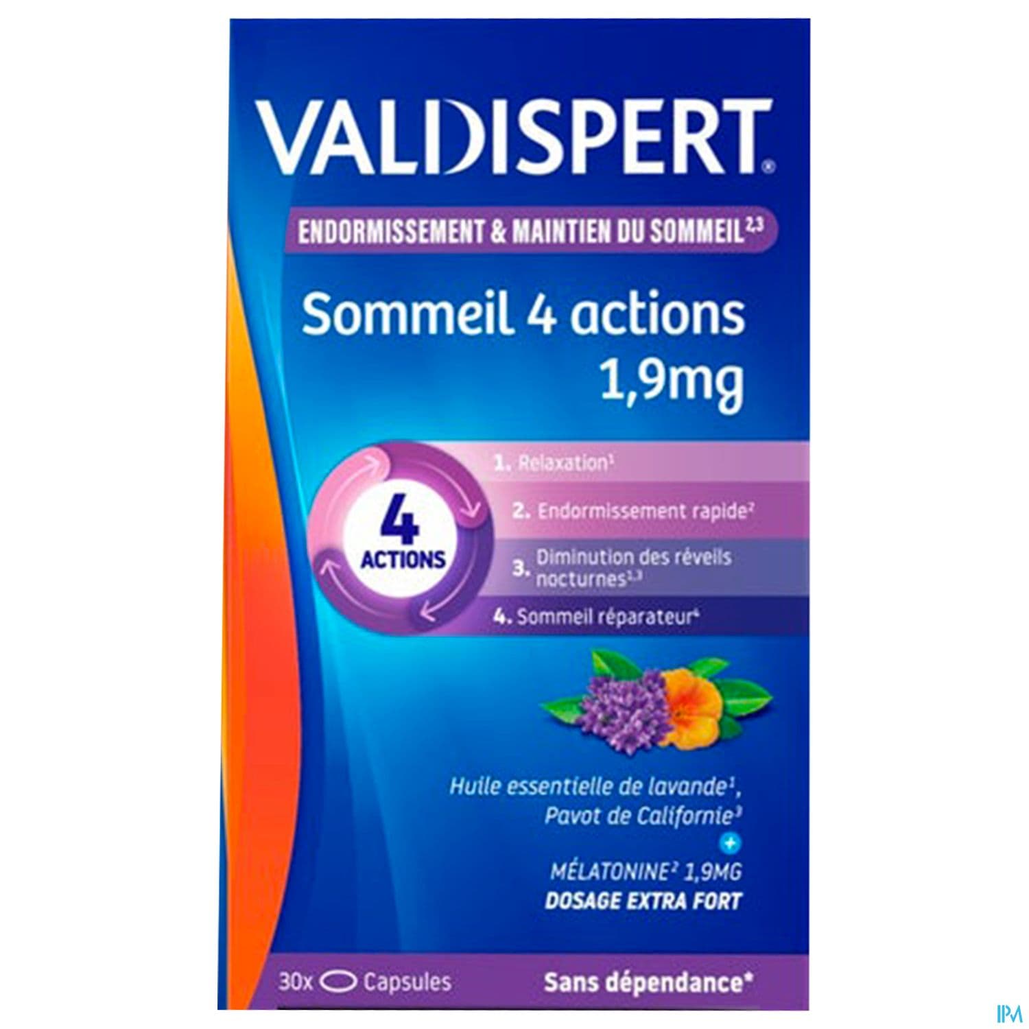 Valdispert Melatonine 1mg9 4 Actions Comprime 30 X2