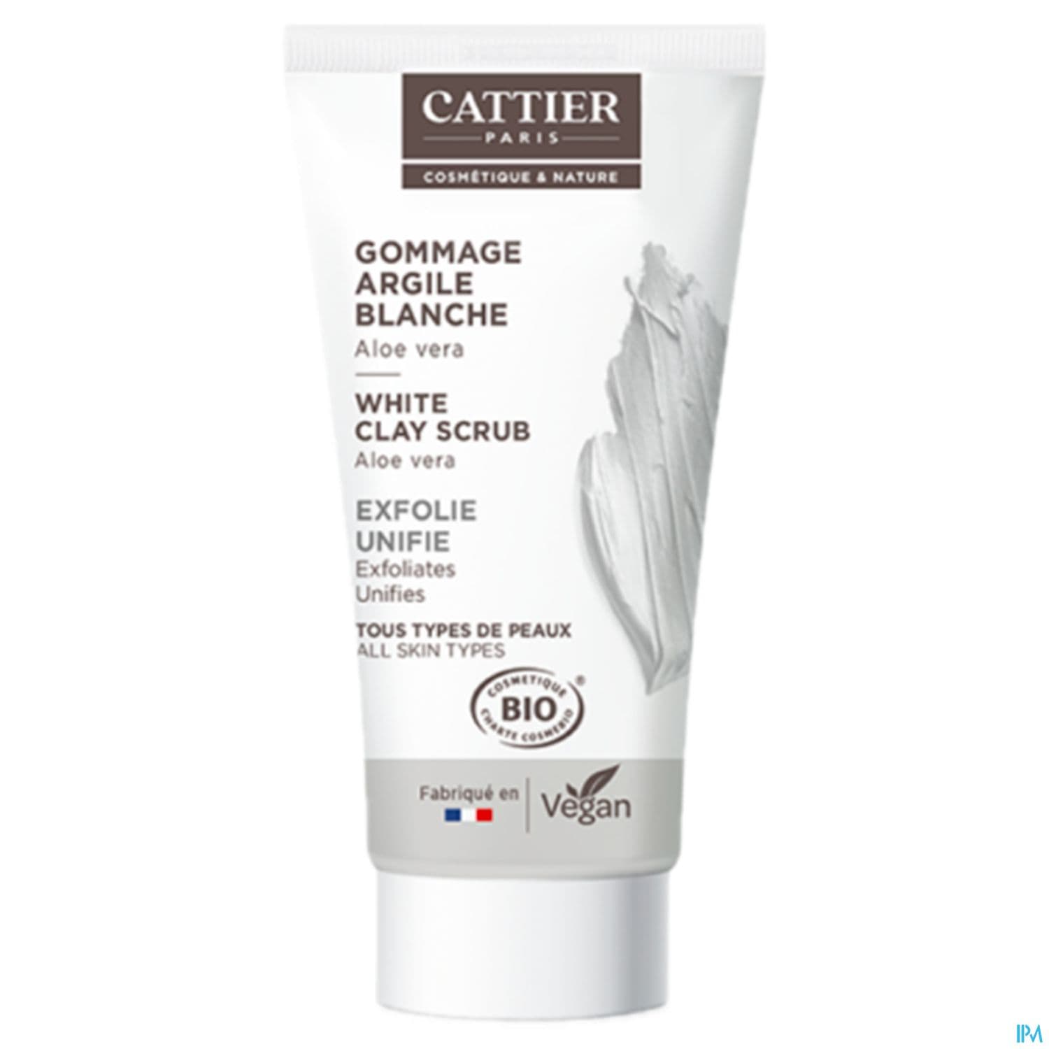 CATTIER GOMMAGE ARGILE BLC 30ML