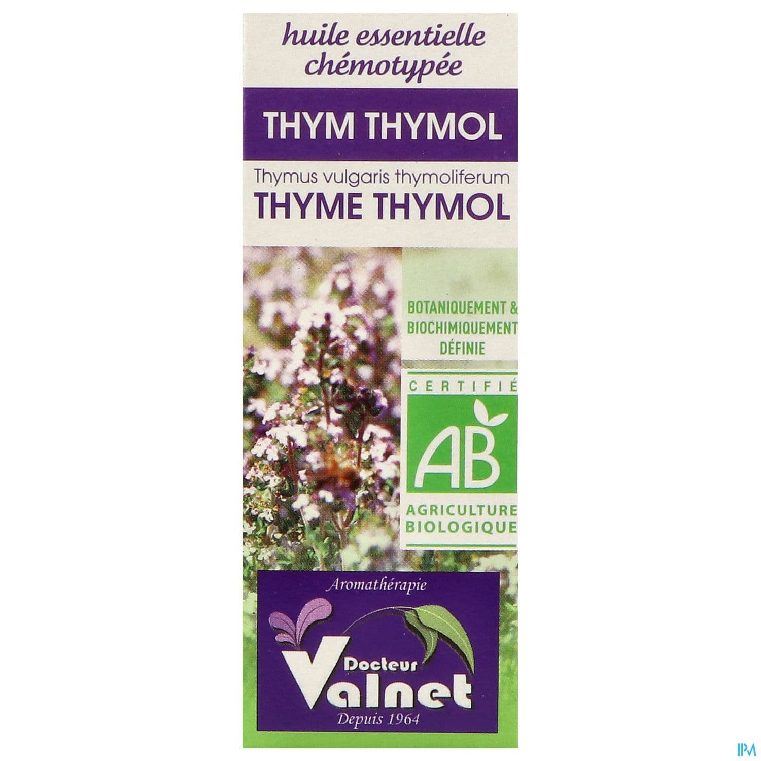 Valnet Huile Essentielle Thym Thymol Bio 5ml