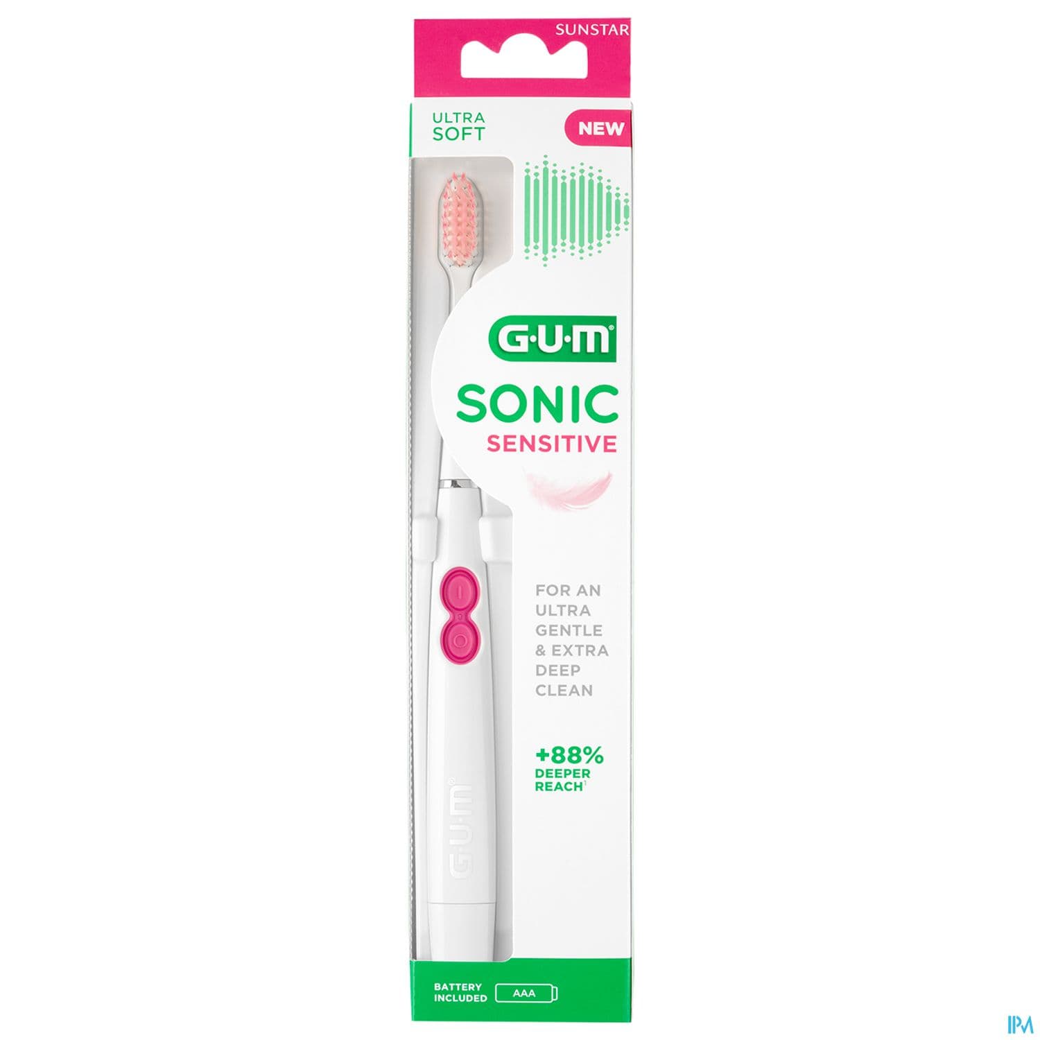 Gum Sonic Sensitive Brosse Dents Electrique Ultra Souple Sep 21