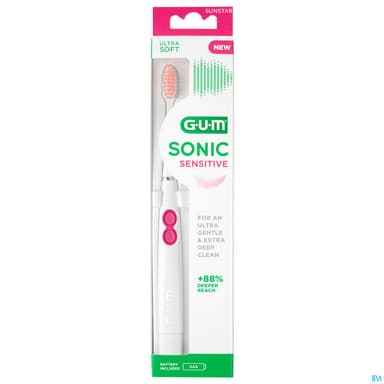 Gum Sonic Sensitive Brosse Dents Electrique Ultra Souple Sep 21
