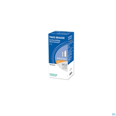 Carbocisteine Teva Conseil 5% Adulte Sans Sucre 200ml