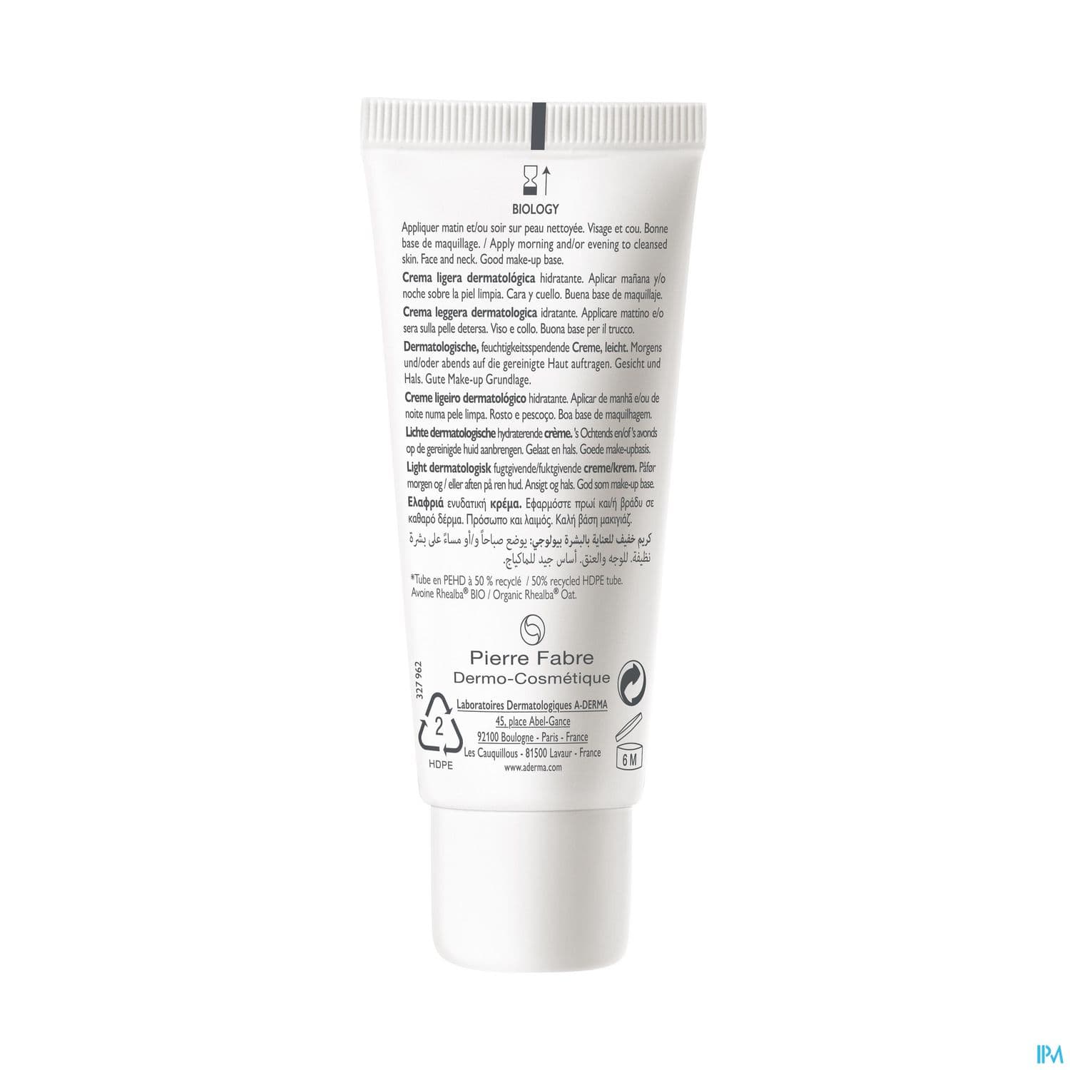 A-DERMA BIOLOGY CR LEG DERMA 40ML