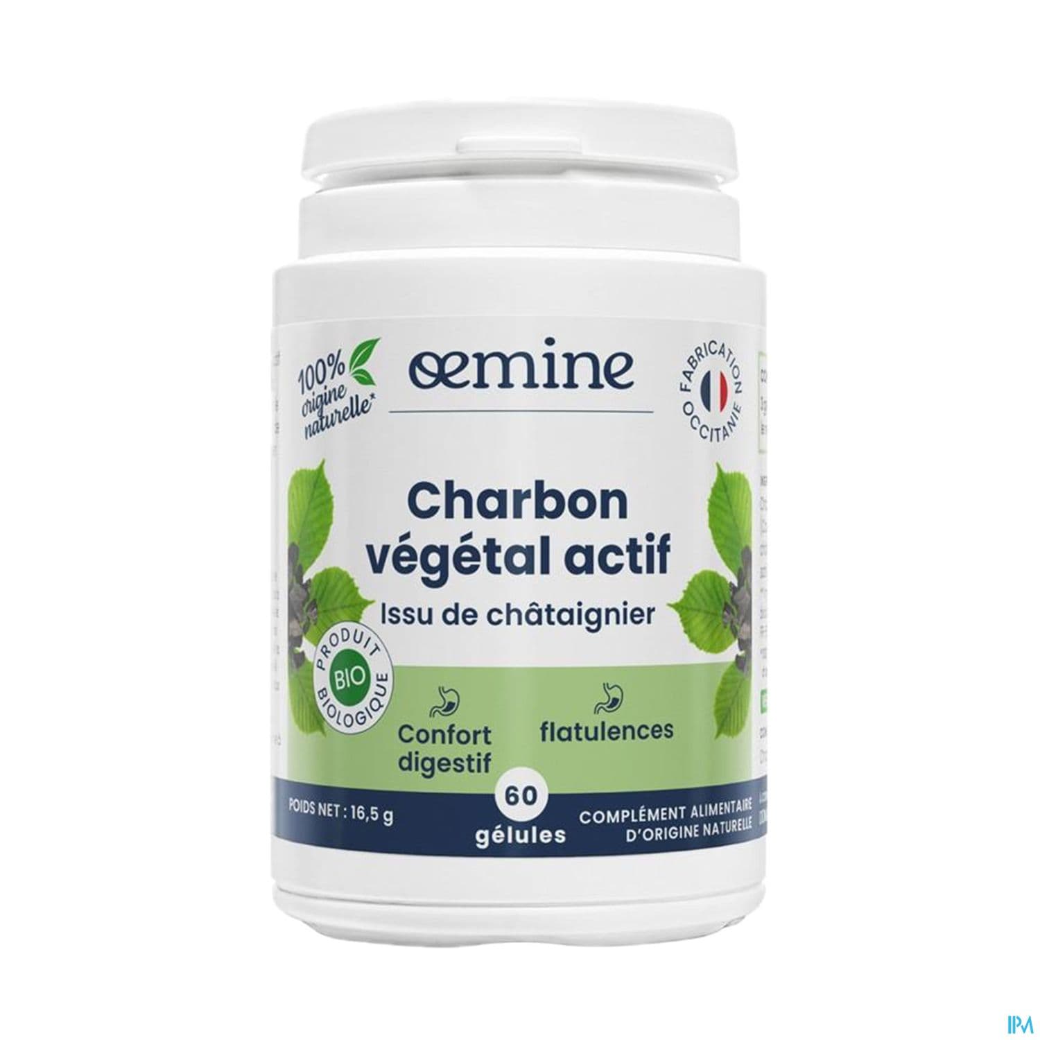 OEMINE CHARBON VEG ACTIF GELUL 60