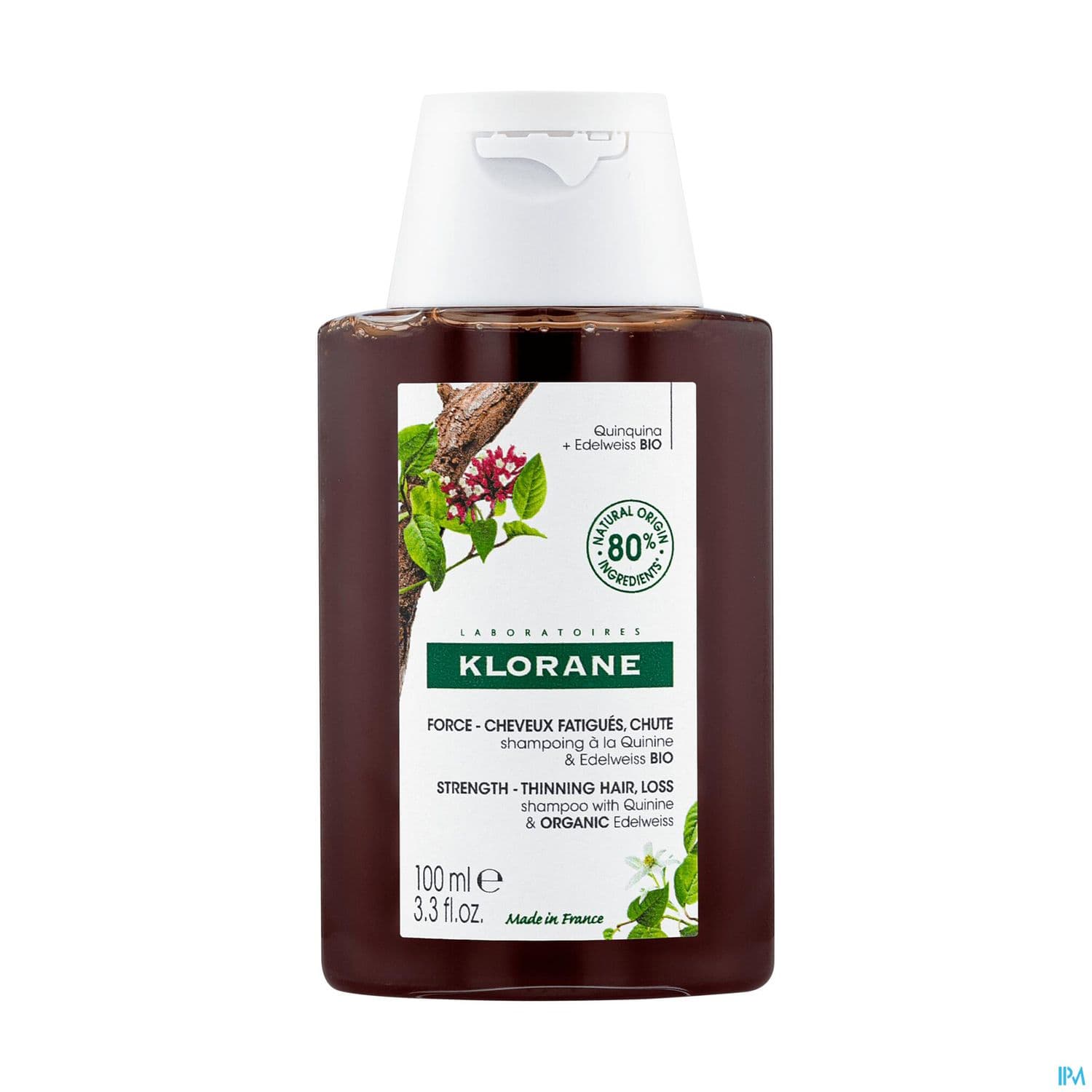 KLORANE SH QUININE EDELWEISS 100ML