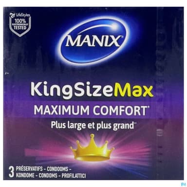 PRESERV MANIX KING SIZE MAX 3