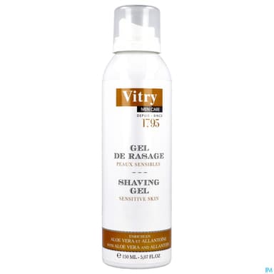 Vitry Men Care Gel De Rasage 150ml