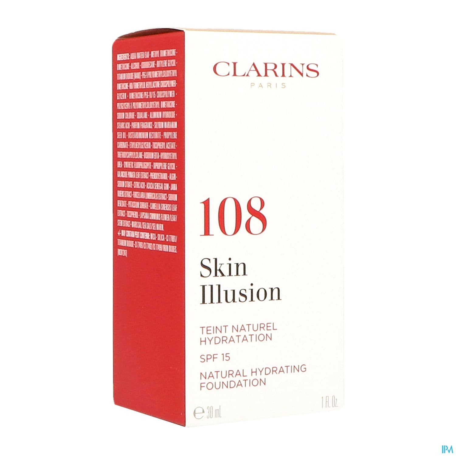 Clarins Skin Illusion Fond De Teint Fluide 108 Sand 30ml