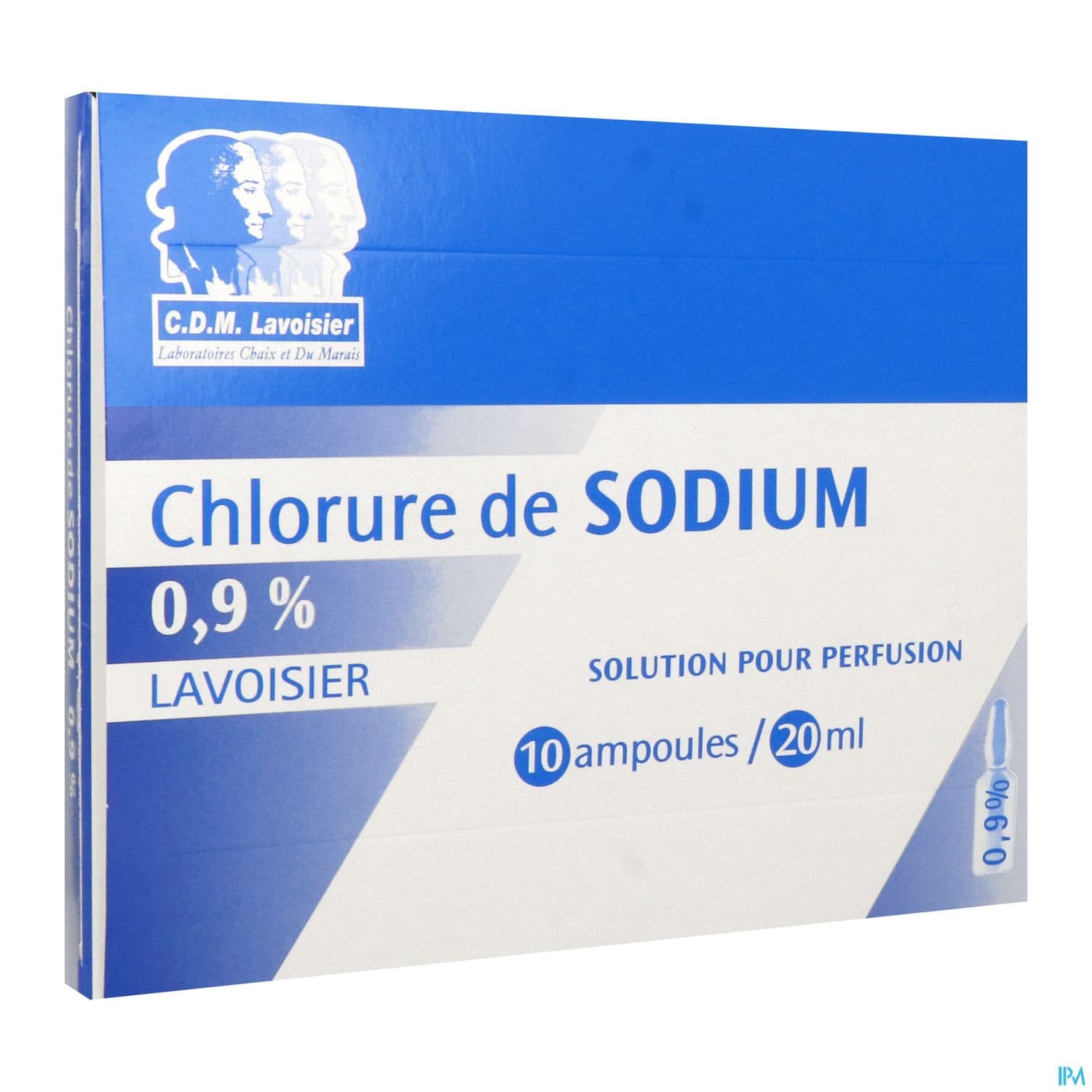 Lavoisier Sodium Chlorure 0.9% Solution Injectable 20ml 10