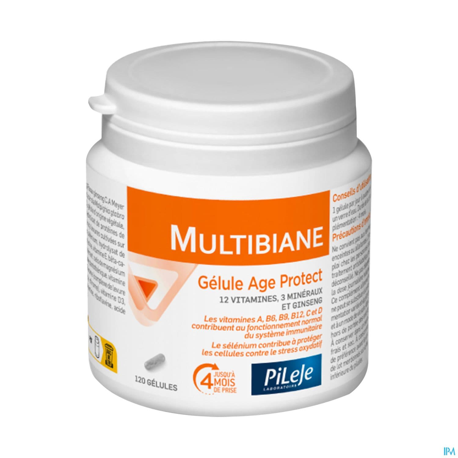 Pileje Multibiane Age Protect Gelule 120