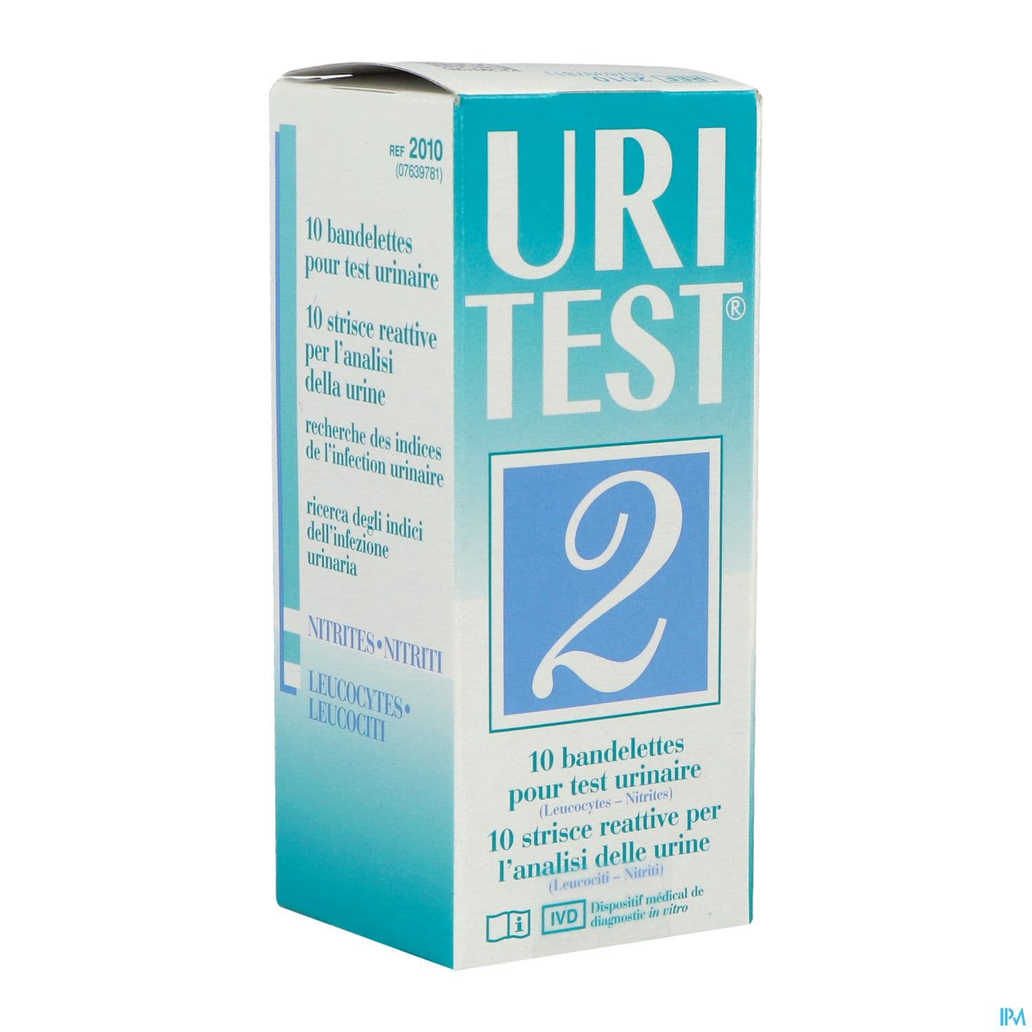 Uritest 2 Bandelette Reactive 10
