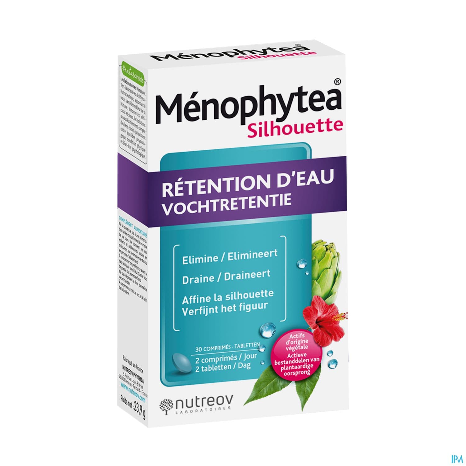 Nutreov Menophytea Silhouette Retention Eau Comprime 30