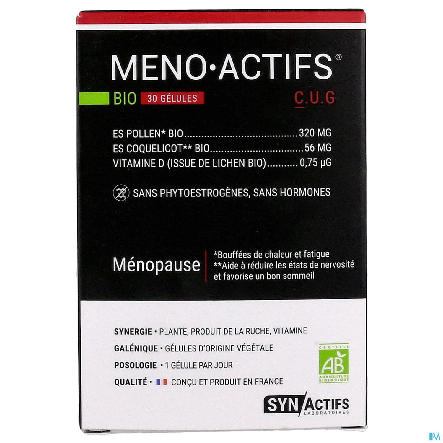 Synactifs Meno Actifs Bio Gelule 60