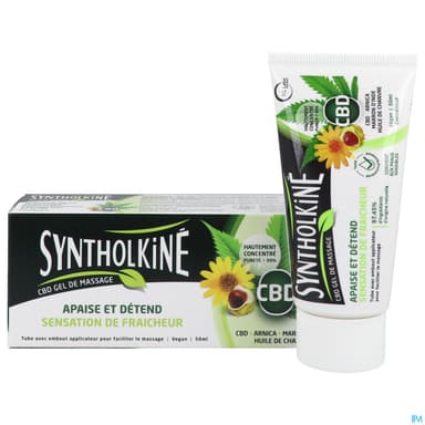 Syntholkine Cbd Gel De Massage Tube 50ml