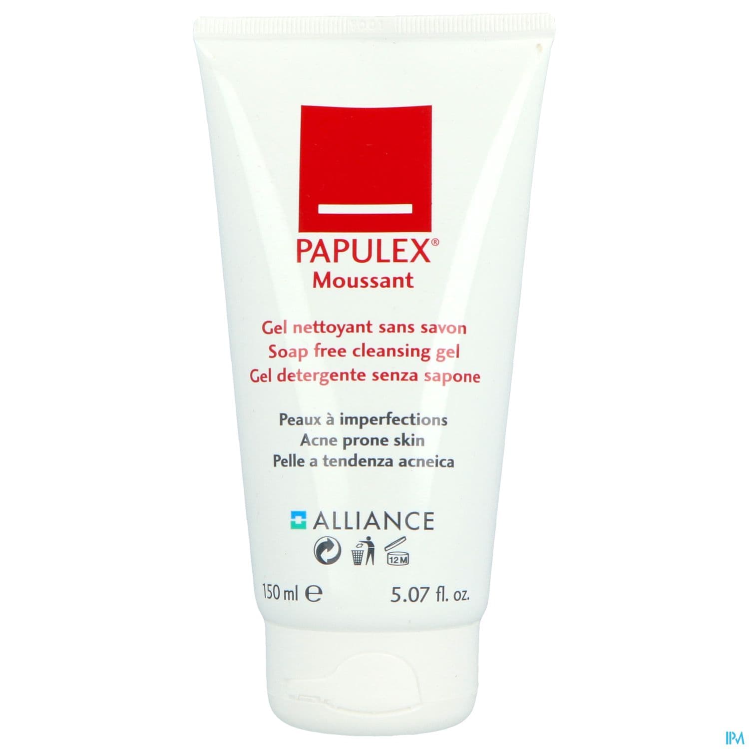 Papulex Moussant Gel Nettoyant 150ml