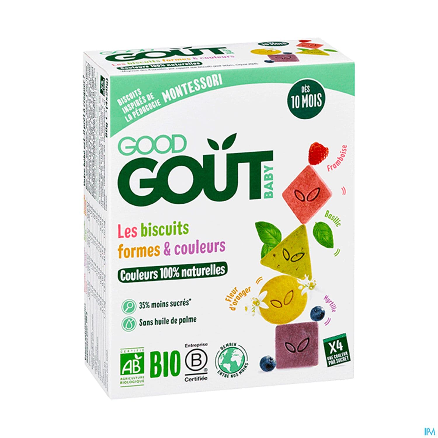 GOODGOUT BISC FORME/COULEUR 80G