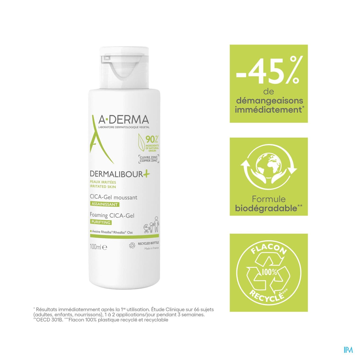 A-DERMA DERMALIBOUR+ CICA GEL100ML