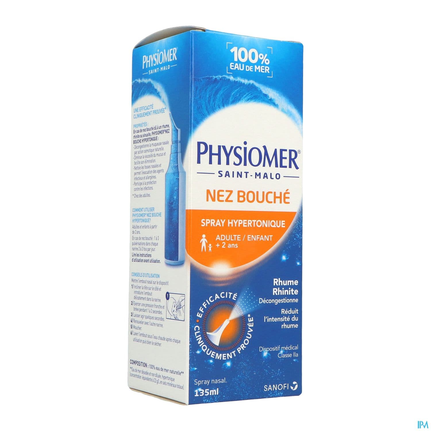 PHYSIOMER HYPERTONIQ NASFL135ML