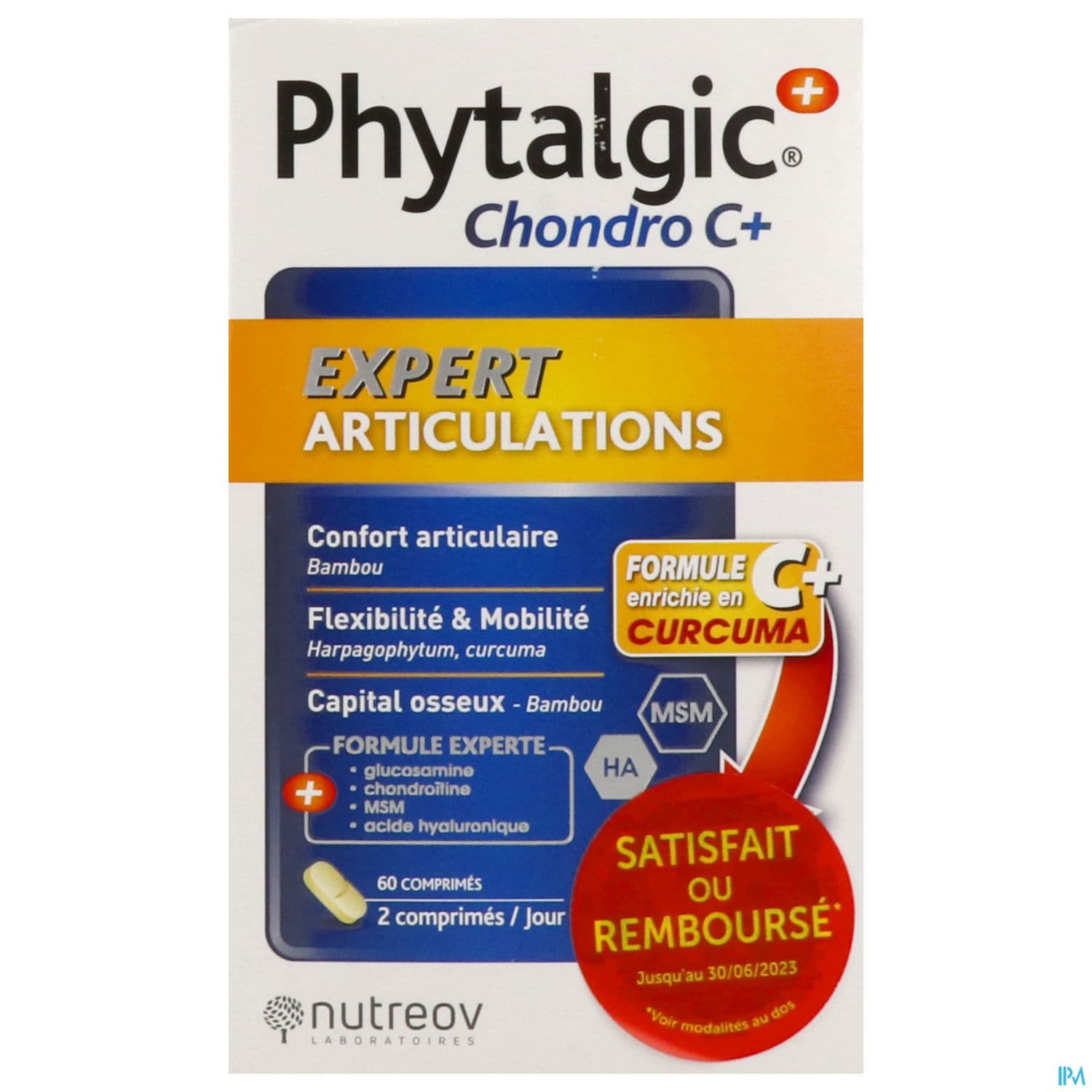Nutreov Phytalgic+ Chondro C+ Expert Articulations Comprime 60 Satisfait Ou Rembourse