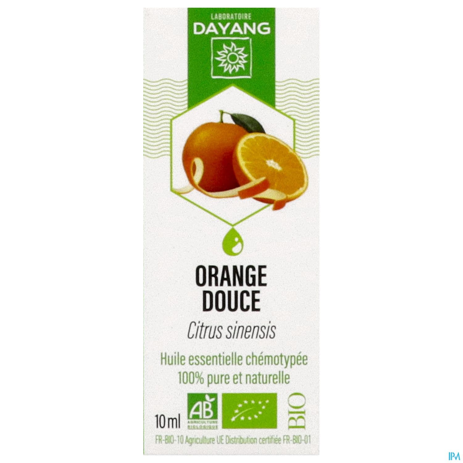 Dayang Huile Essentielle Orange Douce Bio 10ml