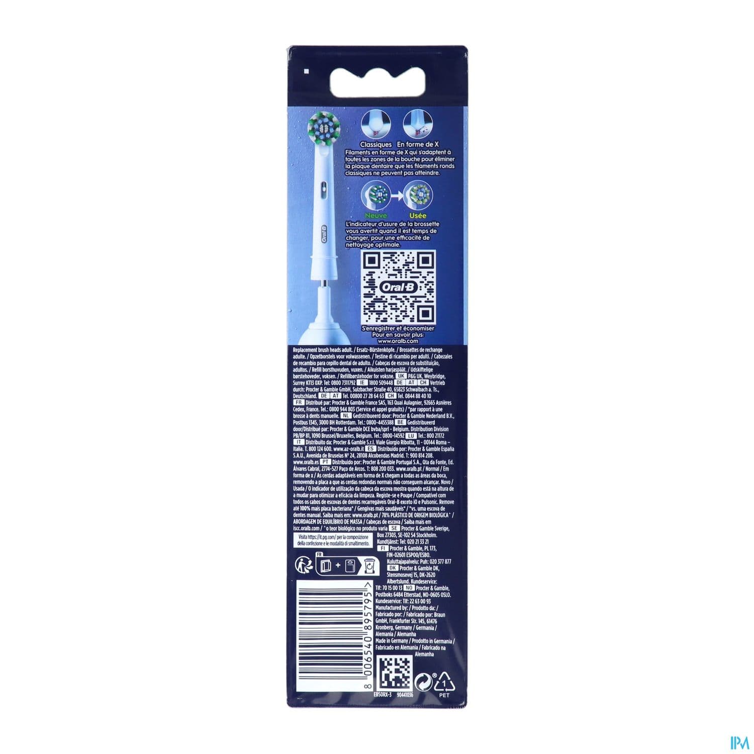 BDEN ORAL-B PRO BROSS CROSS ACT X3