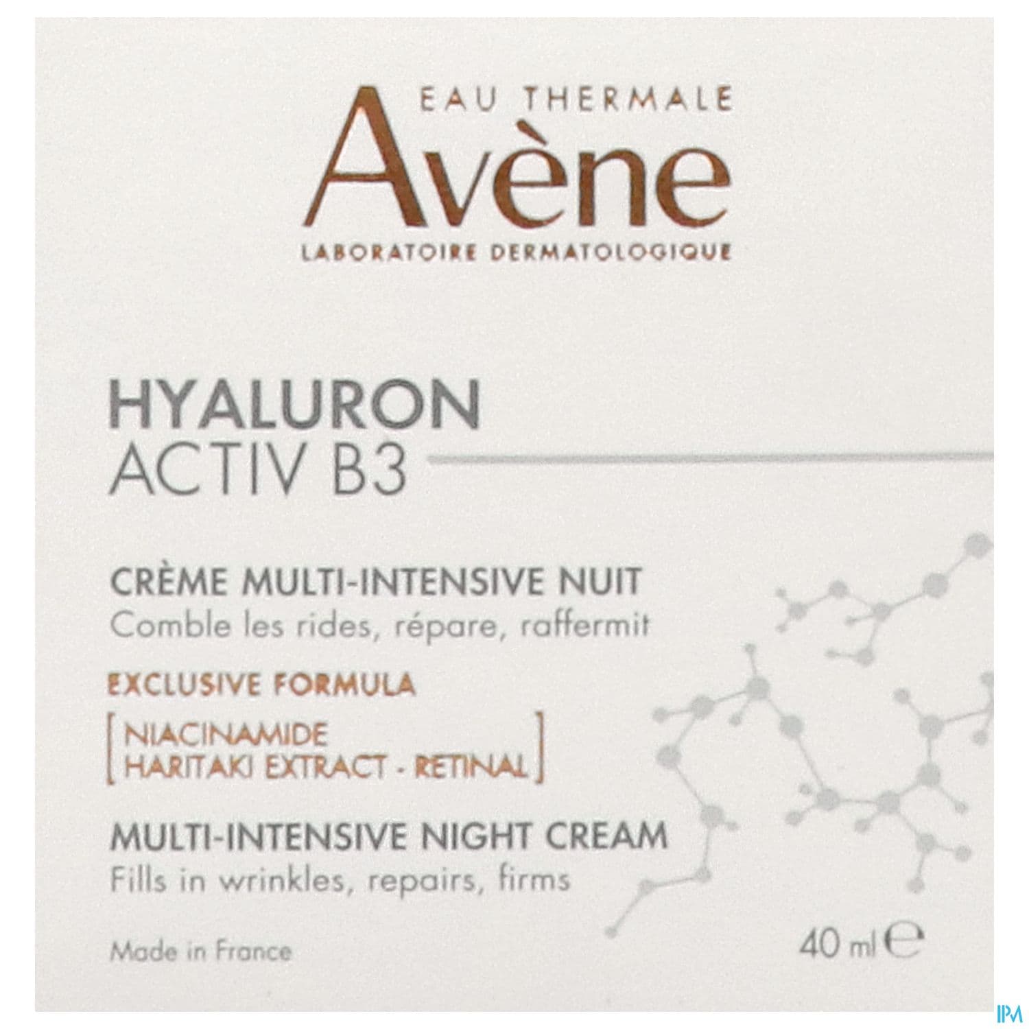 AVENE HYALURON ACTIV B3 NUIT 40ML