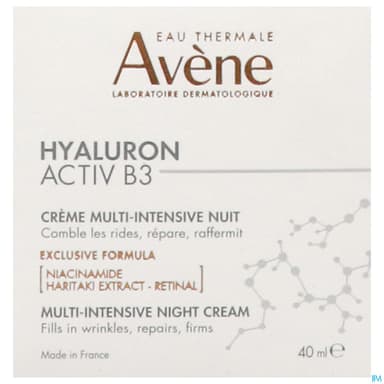 AVENE HYALURON ACTIV B3 NUIT 40ML